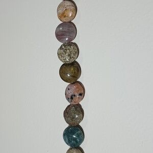 Bead Ocean Jasper Natural B/C Grade 14x6mm Coin 16" Strand 6517CK